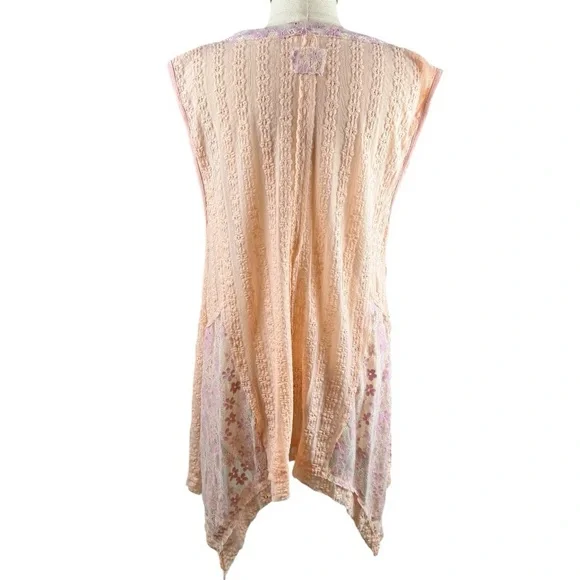 POL Peach and Lavender Lace Tunic - Picture 4 of 8